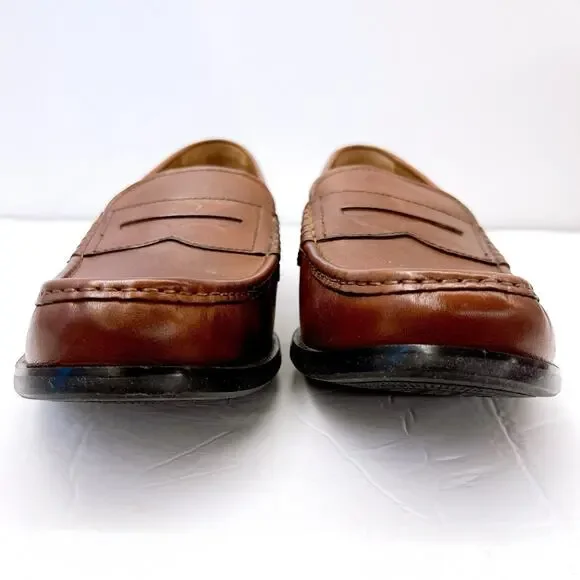Cole Haan “GRAND OS” Pinch Maine Classic Penny Loafers Size 13 Brown Leather$325 - Picture 2 of 8